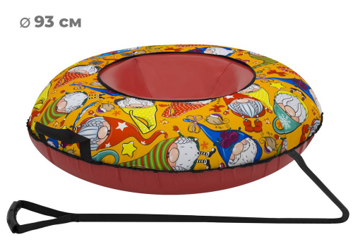 Тюбинг 65см ОКСФОРД GNOME, красный