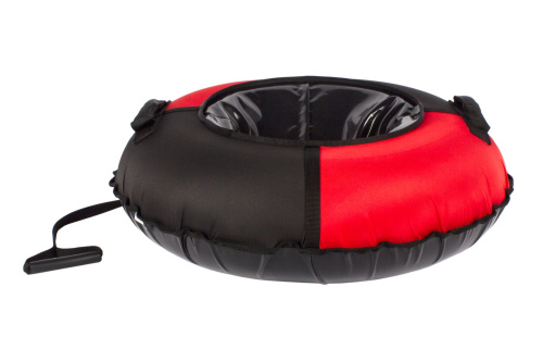 Тюбинг Snowstorm BZ-110_BLACK-RED, 110 см, черный с красным