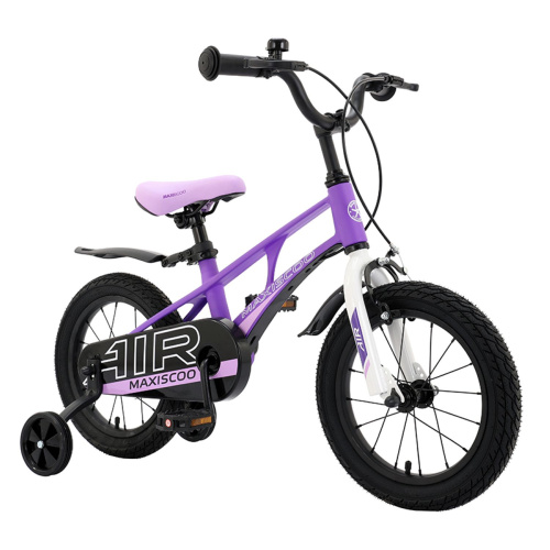 Велосипед Maxiscoo Air Стандарт Плюс 14" (2023) (98-110 см), фиолетовый