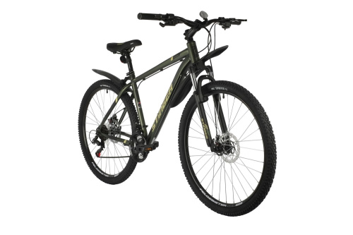 Велосипед STINGER CAIMAN D 27.5" (2021), рама 20" (175-185 см), зеленый