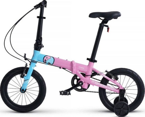 Велосипед детский складной Maxiscoo S007 Pro 14, розовый