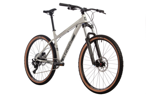 Велосипед Stinger Python Evo 27.5" (2024), рама 16" (155-165 см), серый