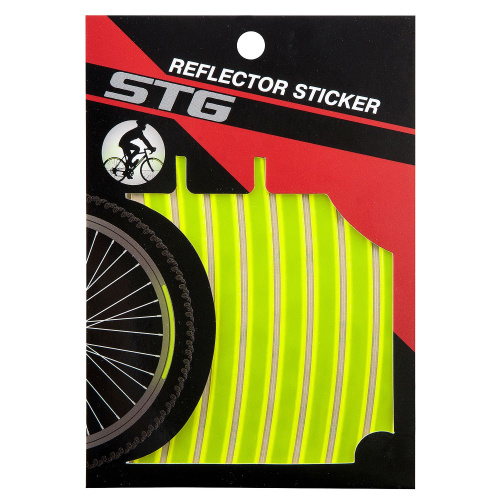 Светоотражатель STG наклейки на обод.