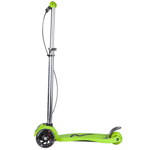 Самокат-кикборд Novatrack Rainbow Start Brake (2018), зеленый