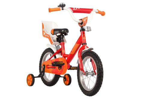 Велосипед NOVATRACK MAPLE 14" (2022) (98-110 см), красный