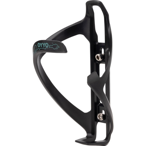 Флягодержатель велосипедный OYYO BC101, нейлон, с разрывом, черно-зеленый