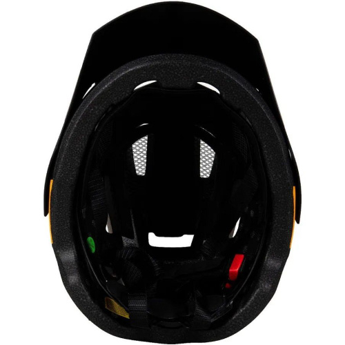 Шлем STG TS-39 с козырьком и фонарем, оранжевый