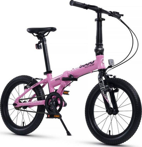Велосипед детский складной Maxiscoo S009 Pro 16, розовый
