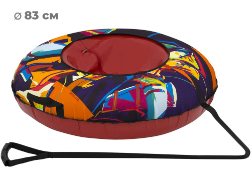 Тюбинг 100см ОКСФОРД ART, красный