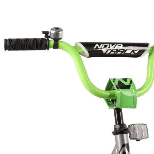 Велосипед Novatrack Vector 18" (2022) (110-130 см), серебристый