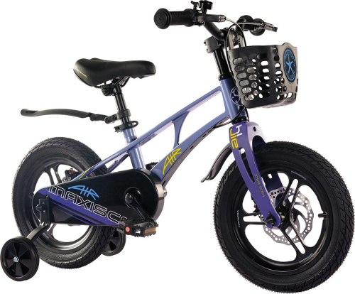 Велосипед Maxiscoo Air Pro 14" (2024) (98-110 см), синий