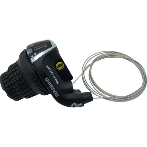 Шифтер Shimano Tourney RS35 Revoshift, правый, 6 скоростей, ASLRS35R6AP, 2-8129, черный