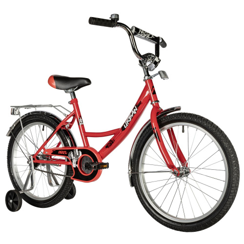 Велосипед NOVATRACK URBAN 20" (2022) (110-130 см), красный