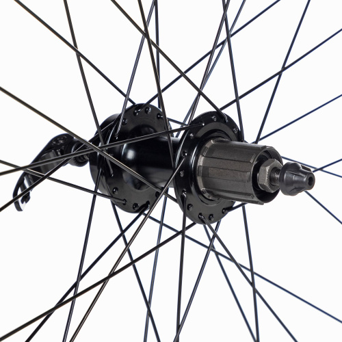 Колесо 26" заднее, двой. пист. обод, под disc, 32 отв, втулка SF B27R, пром подшипники