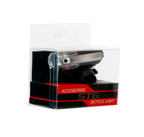 Фонарь передний STG FL1547  300lm 1200 mAH + крепеж на шлем