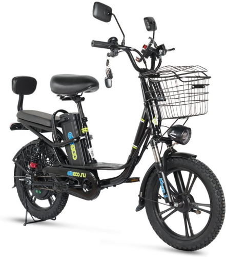 Электровелосипед Eltreco Khan 2, черный