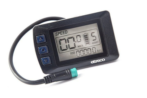 Комплект Eltreco 48V 500W LCD 20" + АКБ 48V 10А/ч (FROG)