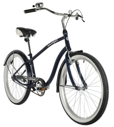 Велосипед STINGER CRUISER Man 26" (2021), рама 18" (165-175 см), синий