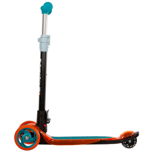 Самокат-кикборд Novatrack RainBow PRO TRANSPARENT (2022), синий