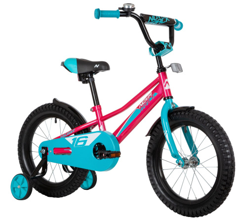 Велосипед NOVATRACK VALIANT 16" (2022) (98-110 см), красный