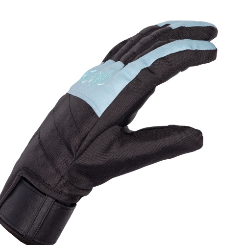 Перчатки горнолыжные White Owl Pro Gloves Wmns, женские, черный-голубой