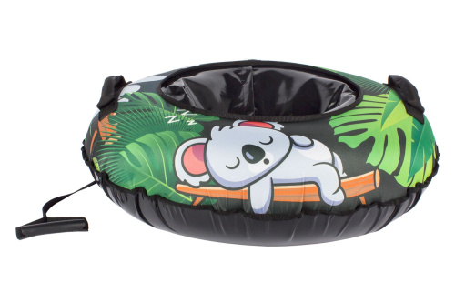 Тюбинг Snowstorm BZ-110_KOALA, 110 см, зеленый-черный