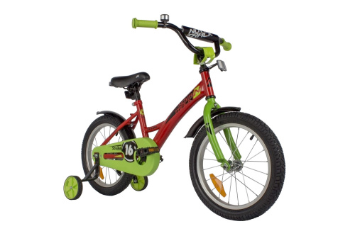 Велосипед NOVATRACK STRIKE 16" (2022) (98-110 см), красный